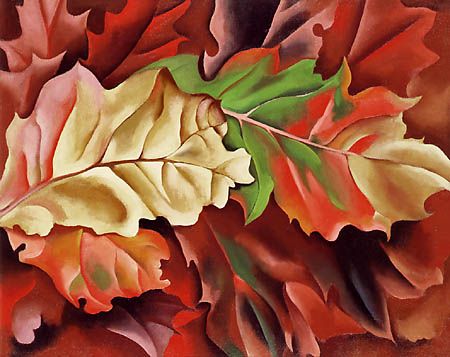 Georgia O'Keeffe Autumn Leaves